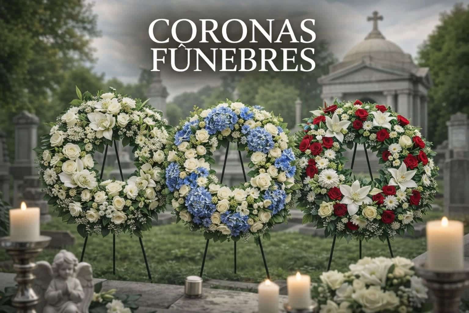 Coronas Fúnebres - Más de 40 años de tradición en arreglos florales fúnebres en Colombia